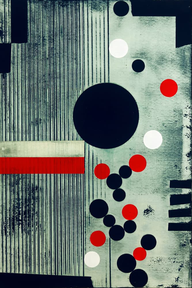 Abstract Shapes and Lines by Petr Strnad — canvas wall art