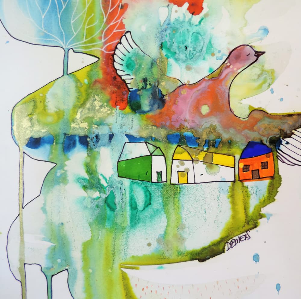 Survol by Sylvie Demers — canvas wall art