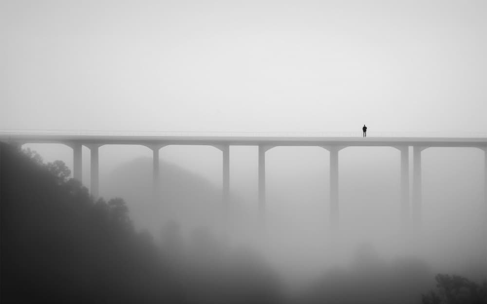 Alone by Parole Kim — canvas wall art