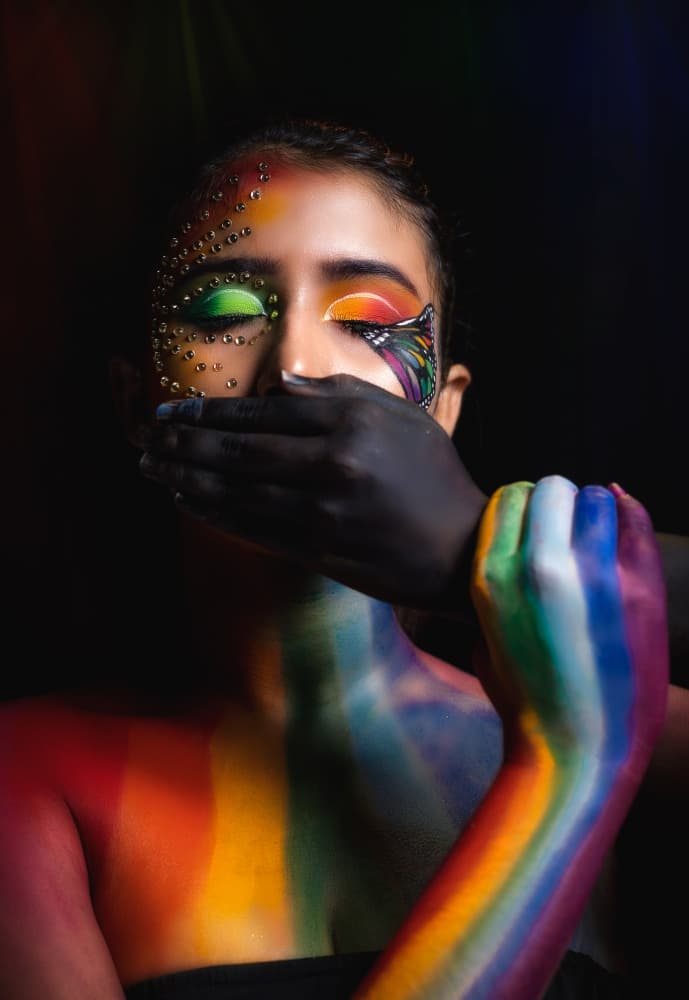 Rainbow Muted Voice by Prithul Das — canvas wall art
