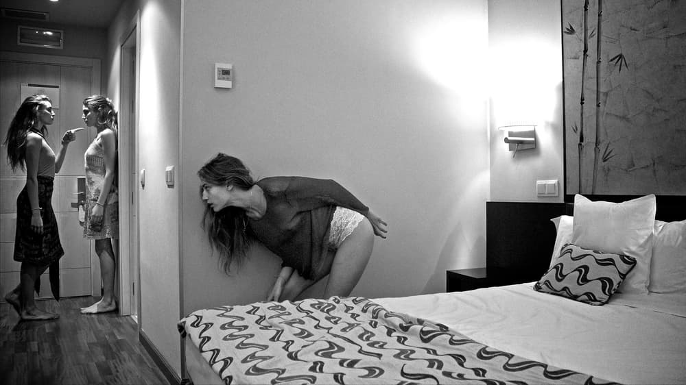 Hotel Room Drama by Alejandro Marcos — canvas wall art