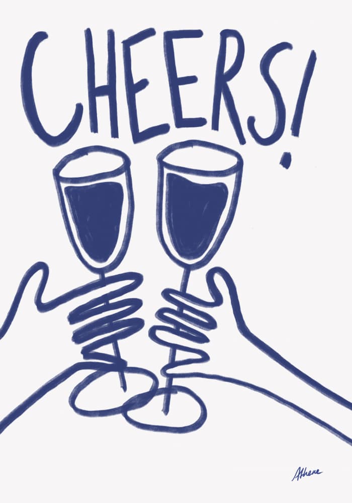 Cheers! by Athene Fritsch — canvas wall art