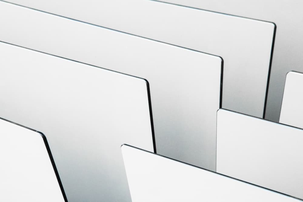 Clean White Geometry by Gilbert Claes — canvas wall art
