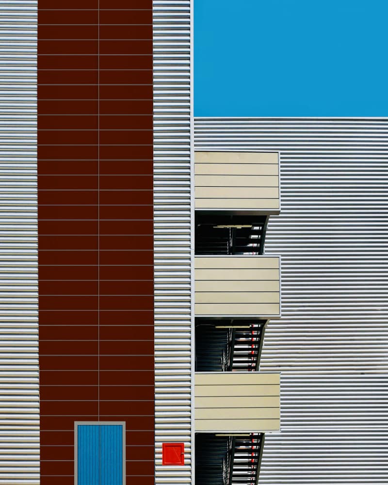 Modern Building Geometry by Arnon Orbach — canvas wall art