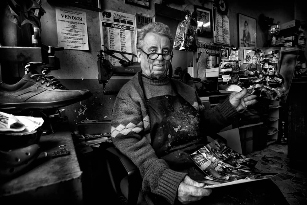 Italian Cobbler's Shop by Antonio Grambone — canvas wall art