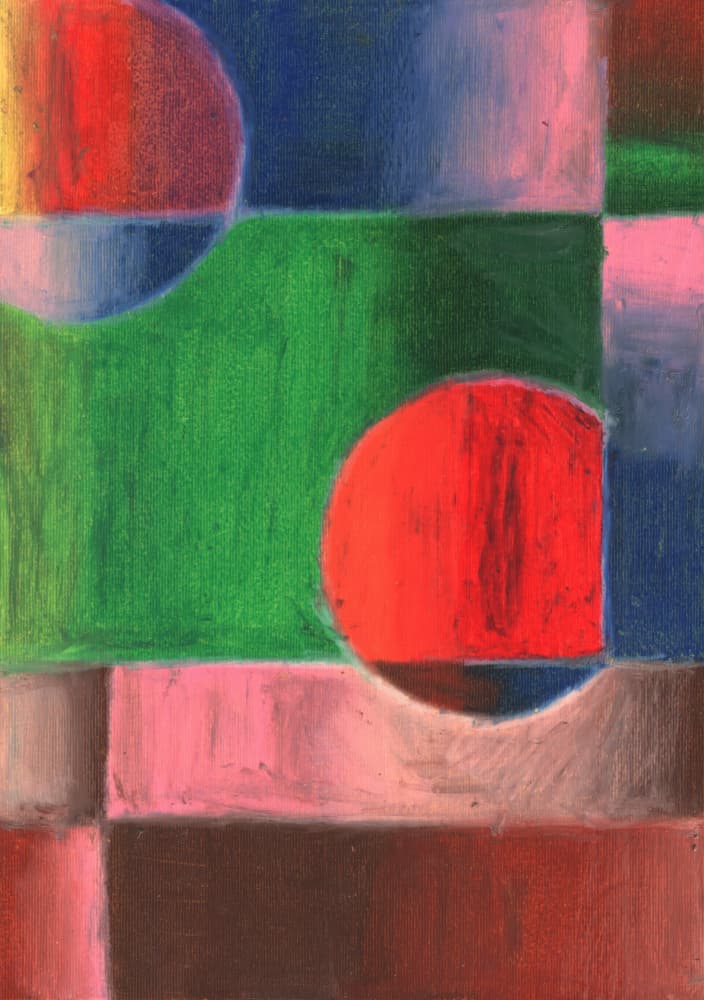 Vibrant Geometric Abstract by Kulik — canvas wall art