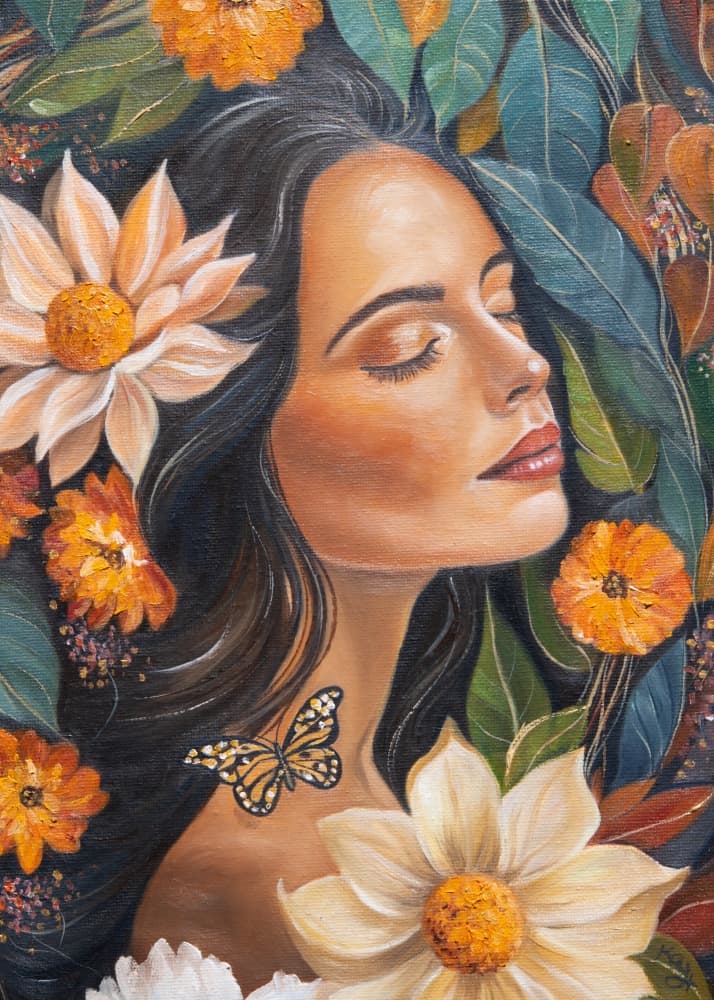 Serene Floral Dream by Kay Shanley — canvas wall art