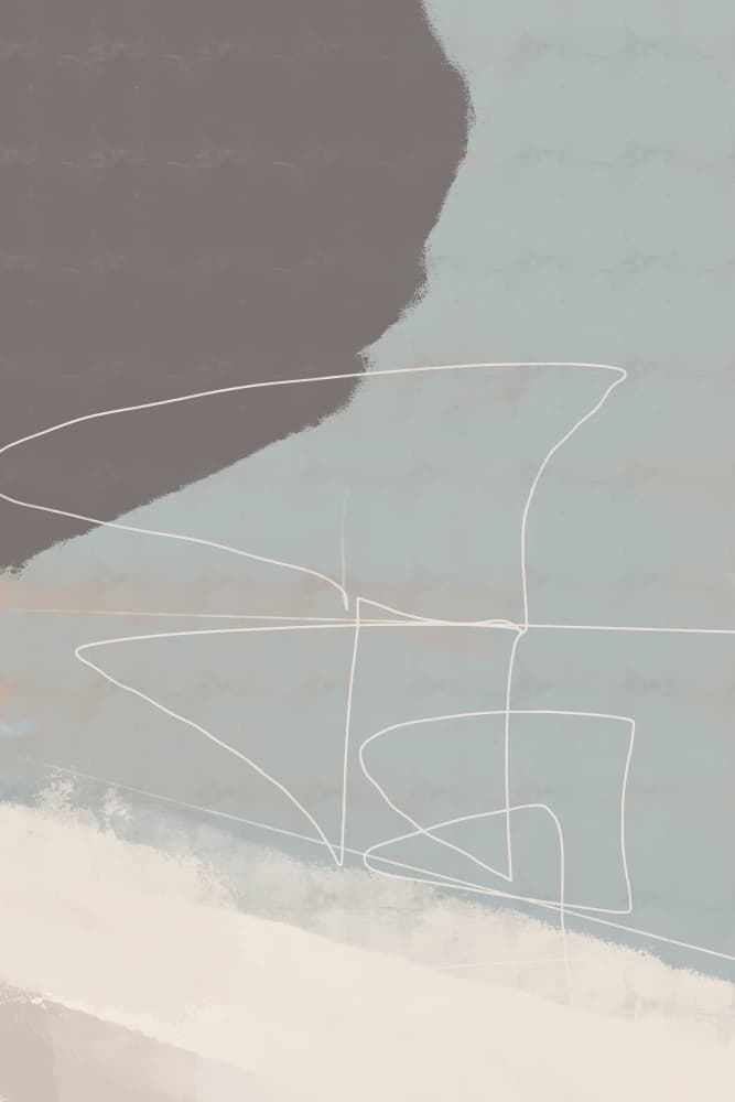 Calm Abstract Lines by Nilesh Kulkarni — canvas wall art