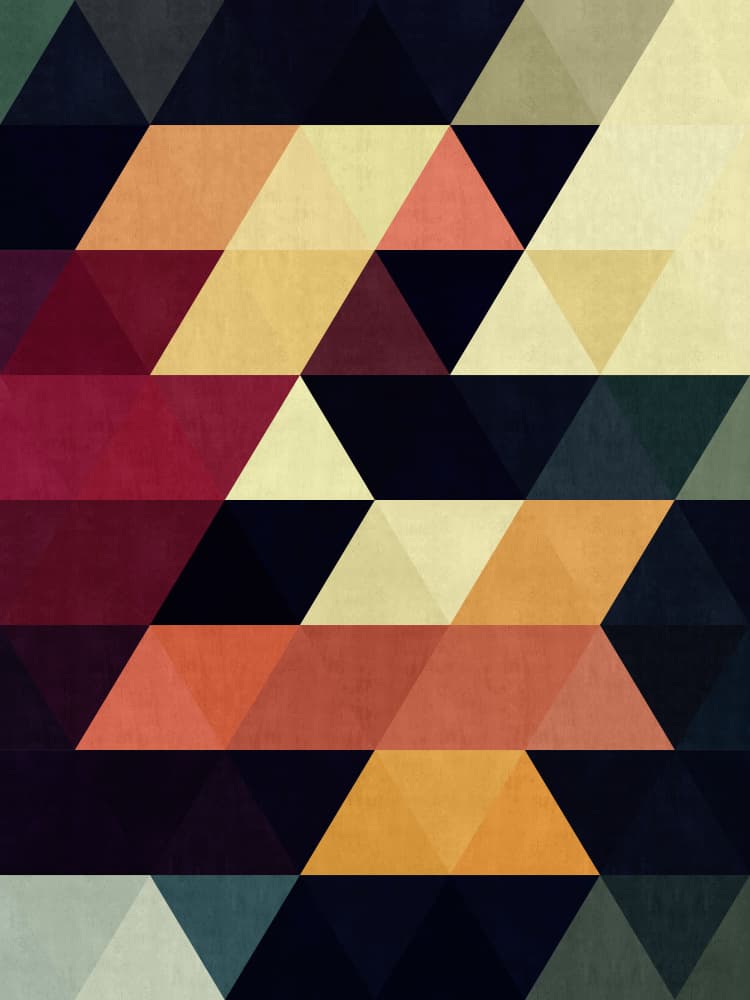 Abstract Geometric Pattern by Vitor Costa — canvas wall art