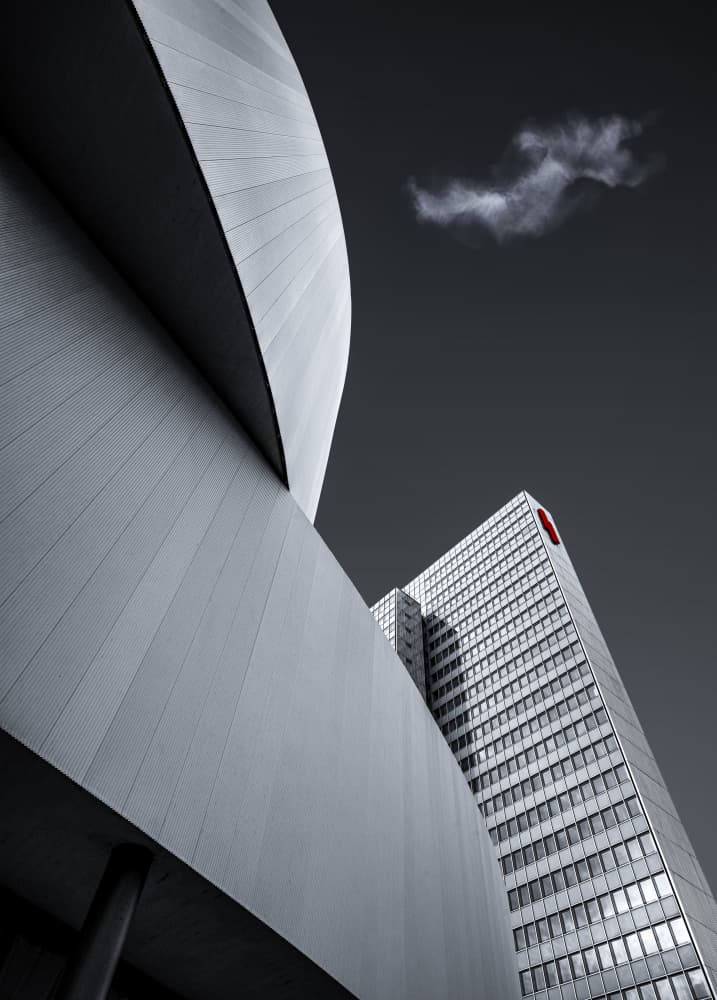 Modern Architectural Geometry by Roland M Schwerdtfeger — canvas wall art