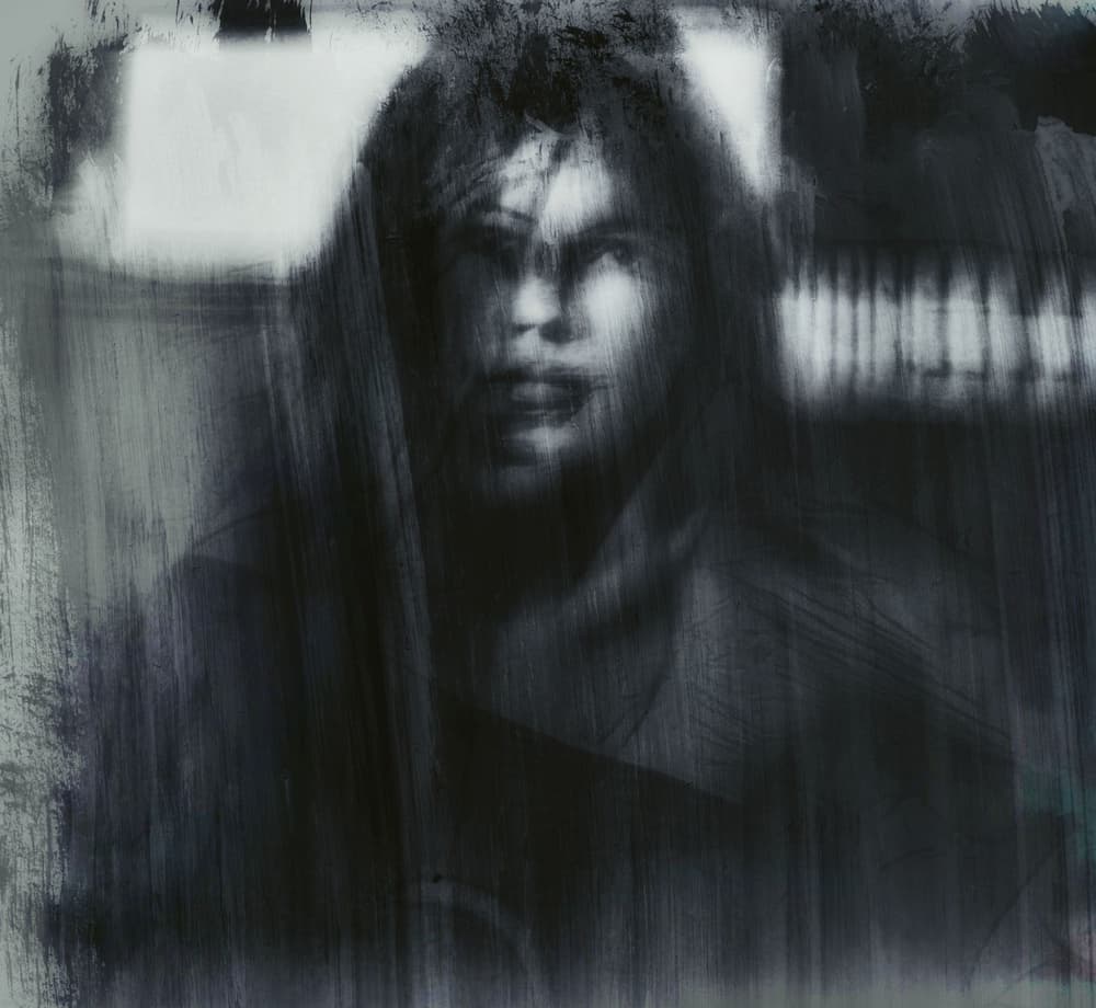 Mysterious Female Gaze by Dalibor Davidovic — canvas wall art