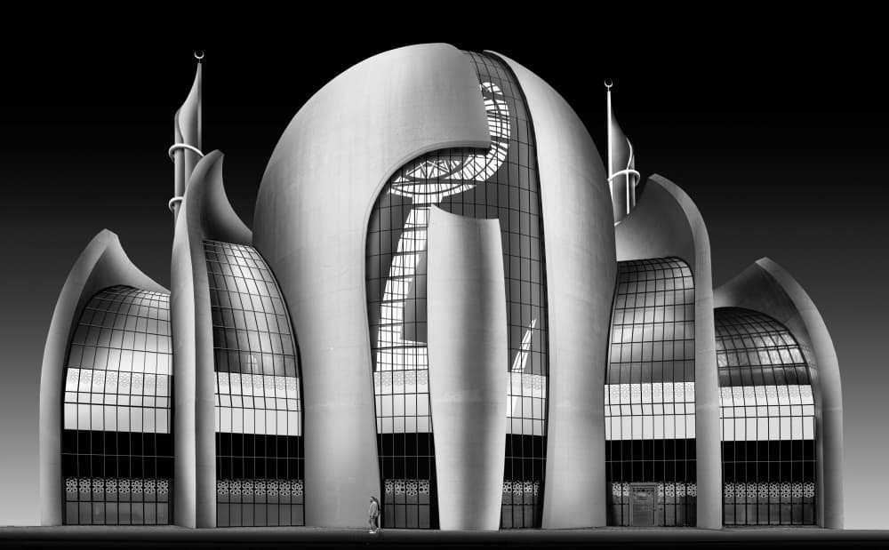 Sleek Mosque Design by jordiegeatorrent — canvas wall art
