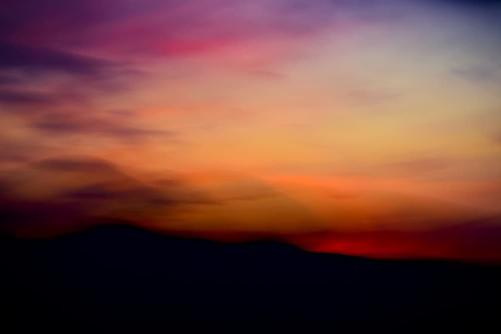 Vibrant Mountain Sunset by Olivia Joy StClaire — canvas wall art