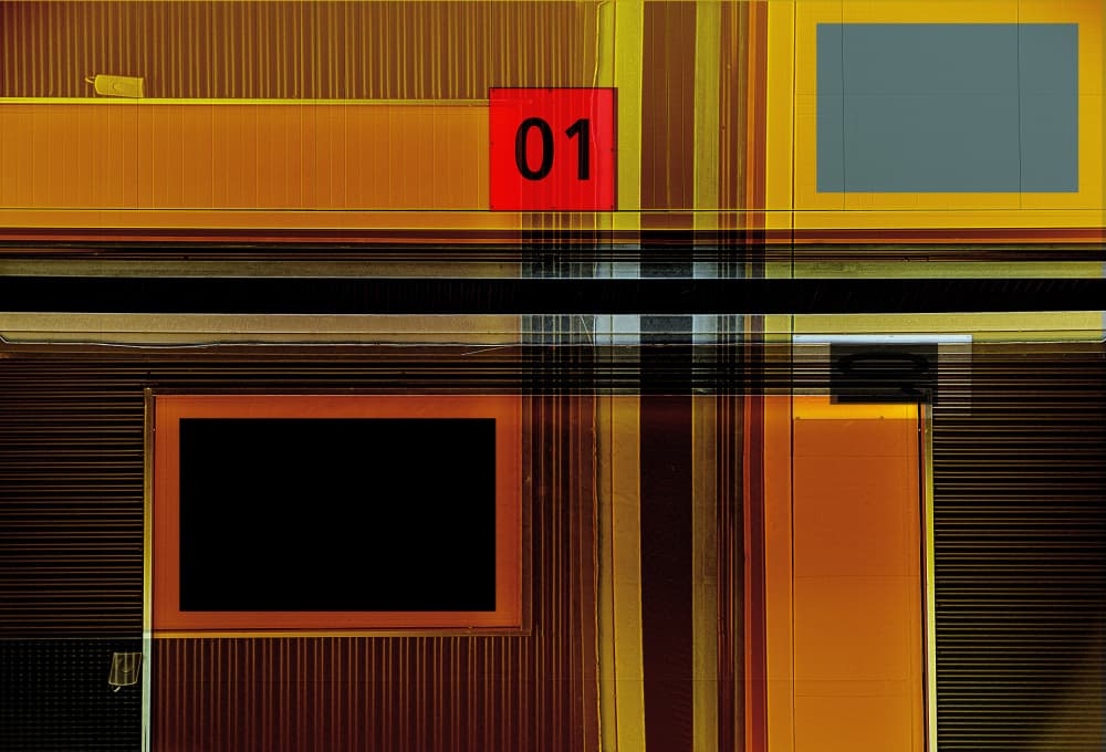 Modern Geometric Number 01 by Jois Domont ( J.L.G.) — canvas wall art