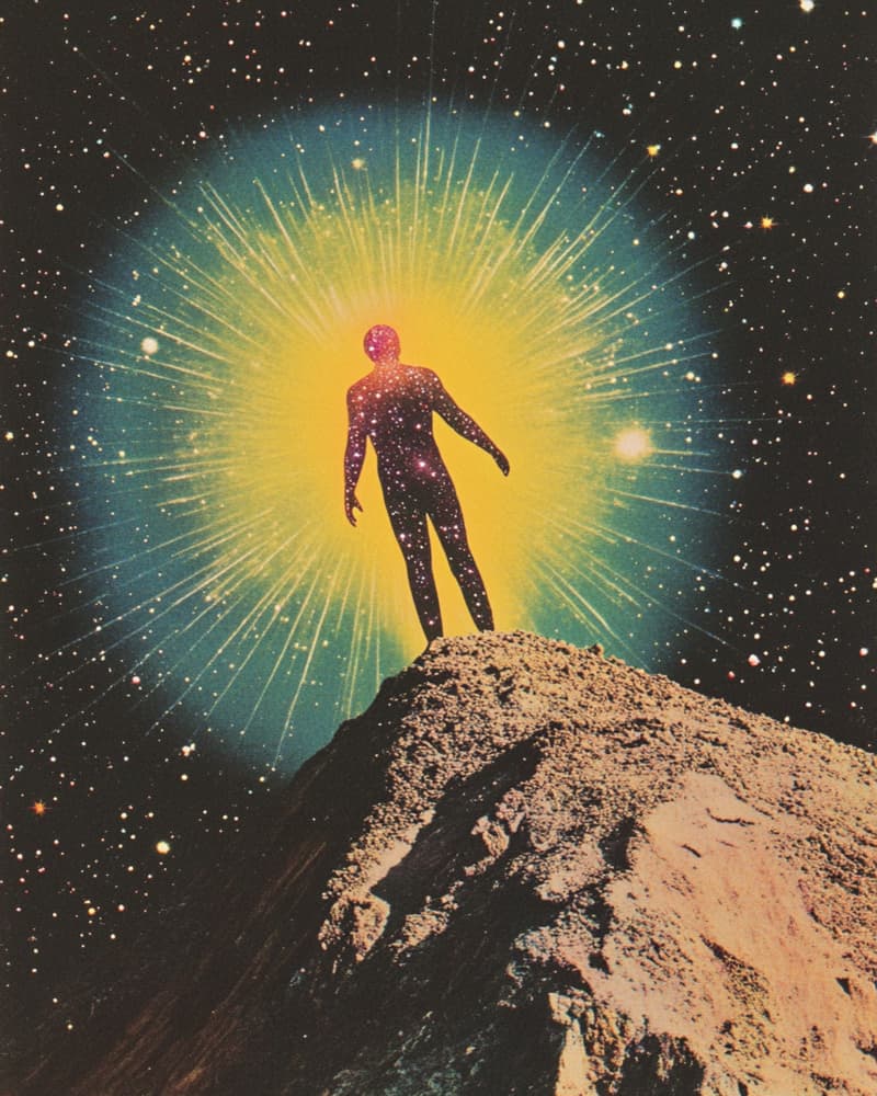 Cosmic Human Ascent by Samantha Hearn — canvas wall art