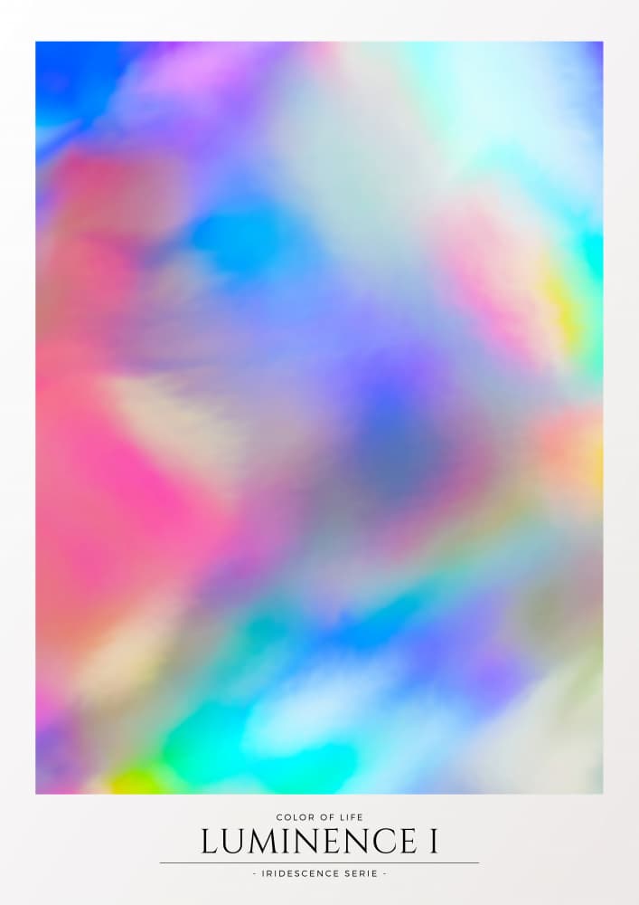 Iridescent Color Flow by RS LAB STUDIO — canvas wall art