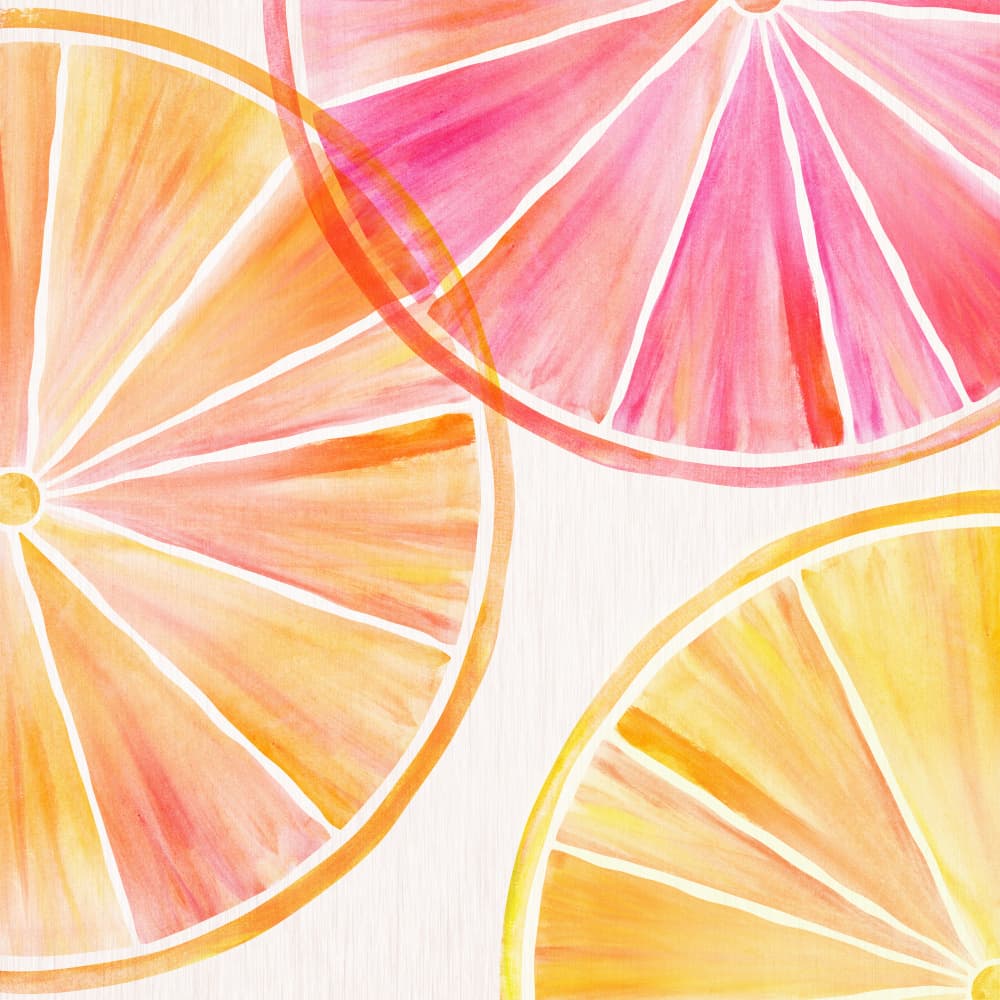 Summer Citrus Party by Kristian Gallagher — canvas wall art