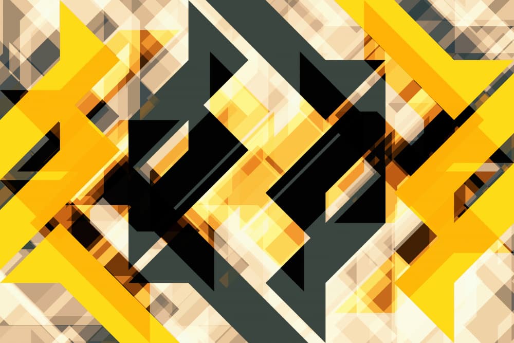 Dynamic Geometric Layers by Petr Strnad — canvas wall art