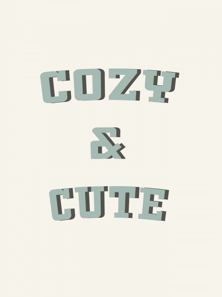 Cozy And Cute by Elizabeth C — canvas wall art