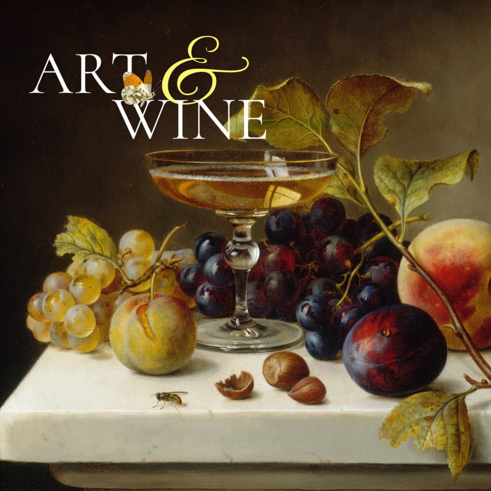 Classical Fruit and Wine by Marja van den Hurk — canvas wall art