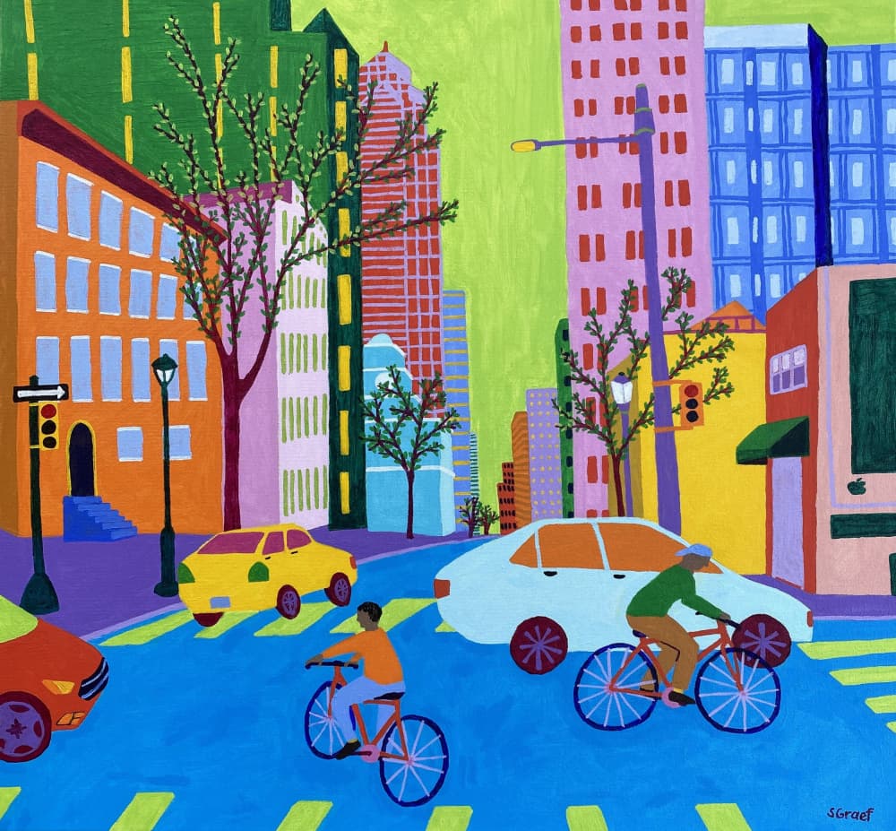 21st and Chestnut by Sue Graef — canvas wall art