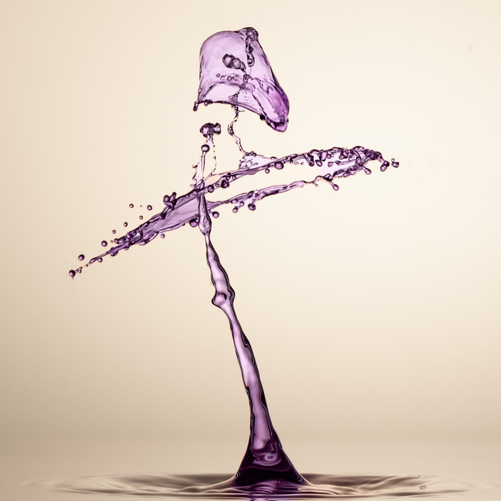 Vibrant Fluid Motion by Franco Tessarolo — canvas wall art