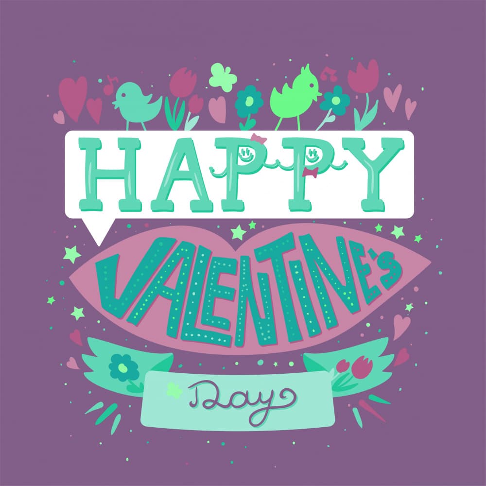 Sweet Birds Valentine Message by Marika Barsrsind β canvas wall art