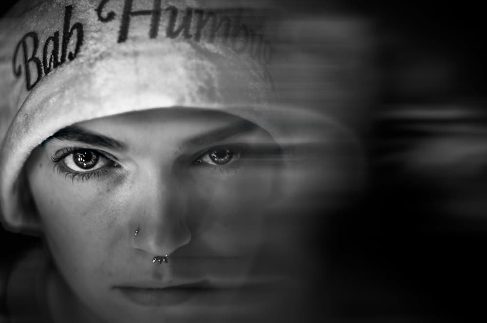 Intense Gaze Portrait by Steve Hermann — canvas wall art