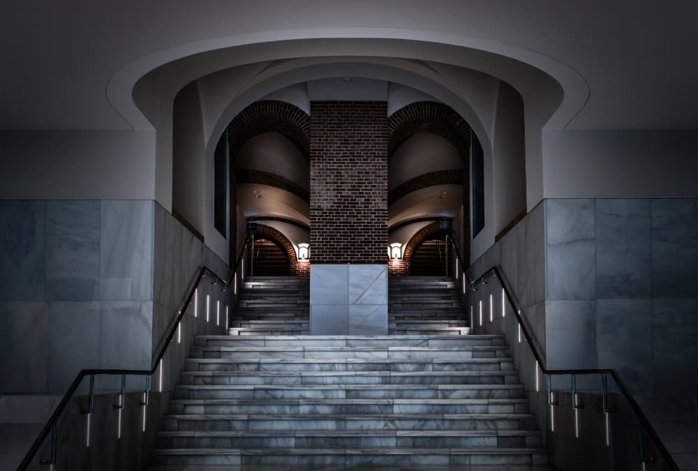 Grand Staircase Arches by Fred Louwen — canvas wall art