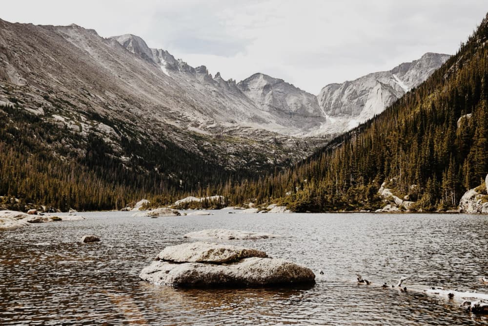 Serene Mountain Lake by Del Mundo Imagery — canvas wall art
