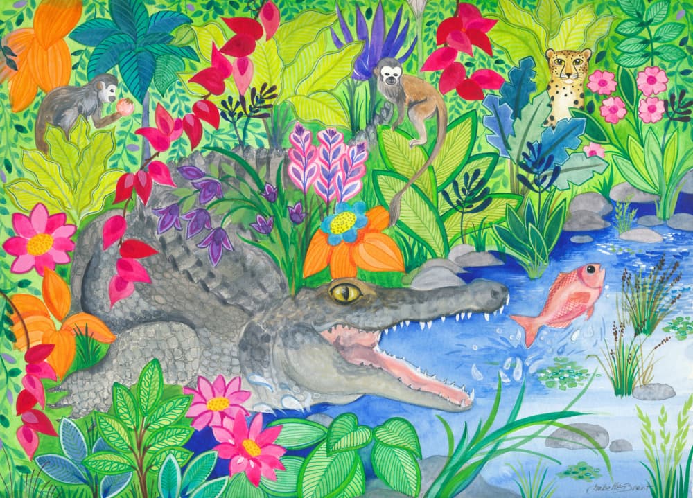 Jungle Harmony by Isabelle Brent — canvas wall art