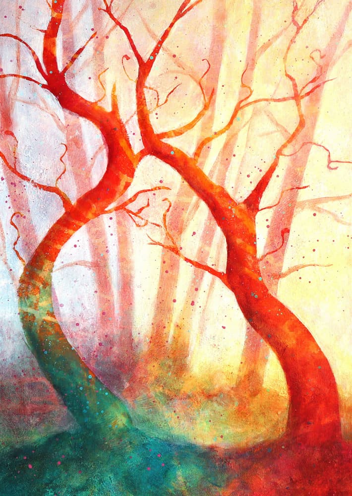 Enchanted Forest Glow by Ania Witwitzka — canvas wall art