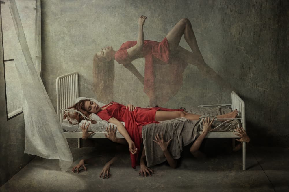 Floating Dreamer's Nightmare by Ajar Setiadi — canvas wall art