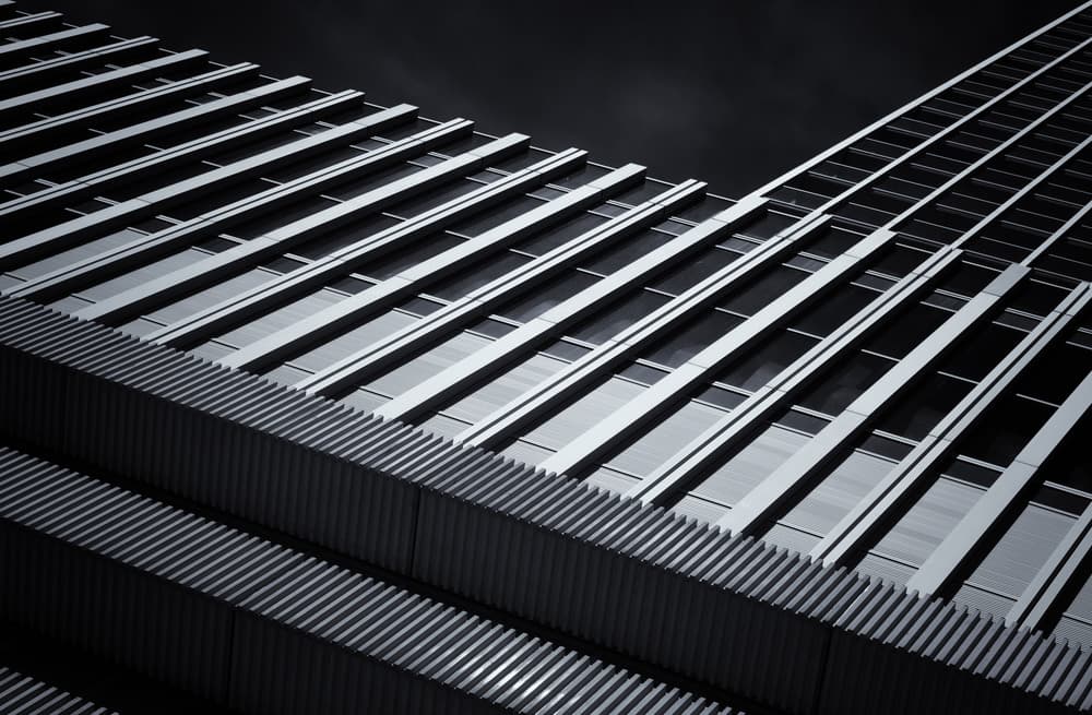 Sleek Architectural Lines by Jeroen van de Wiel — canvas wall art