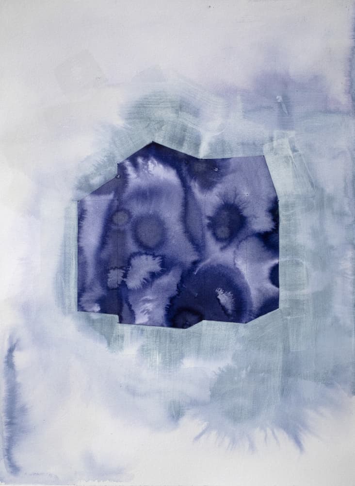 Ethereal Blue House by Joshua Hoskins — canvas wall art