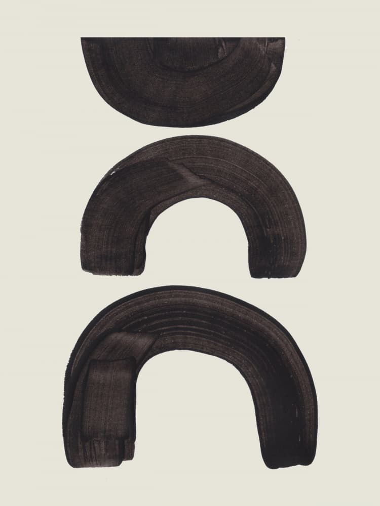 Abstract Arch Shapes by Ejaaz Haniff — canvas wall art
