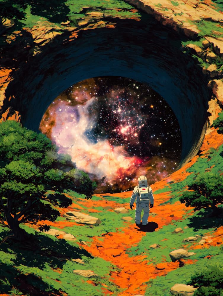 Galaxy Portal by Taudalpoi — canvas wall art