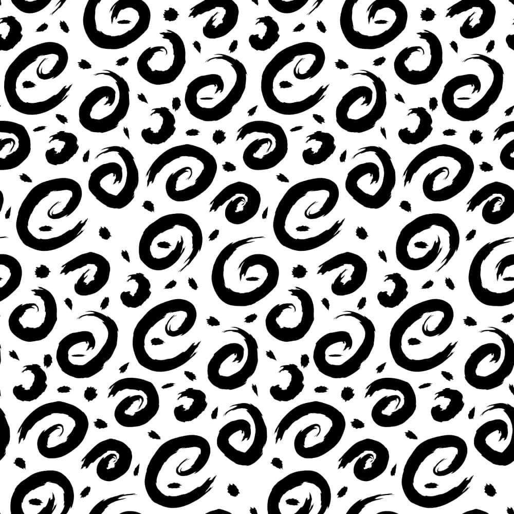 Monochrome Abstract Pattern by Marika Barsrsind β canvas wall art