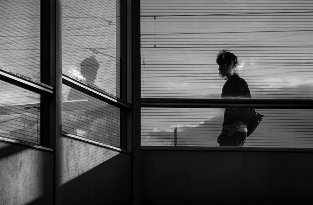 Modern City Silhouette by Anna Niemiec — canvas wall art