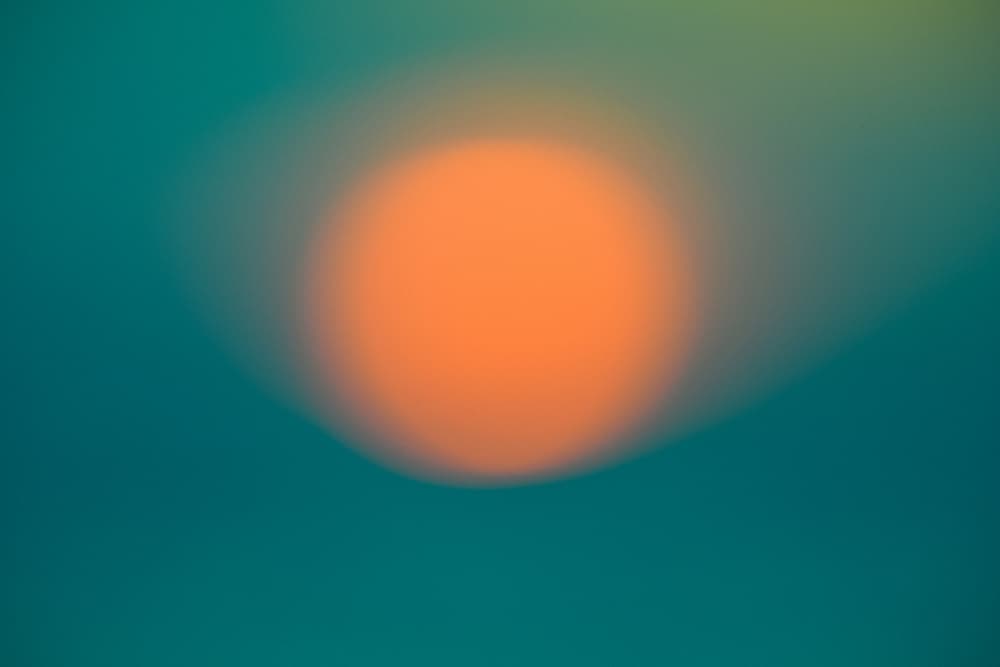 Orange Sun Serenity by Tal Paz-Fridman — canvas wall art
