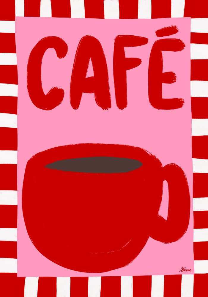 Café by Athene Fritsch — canvas wall art