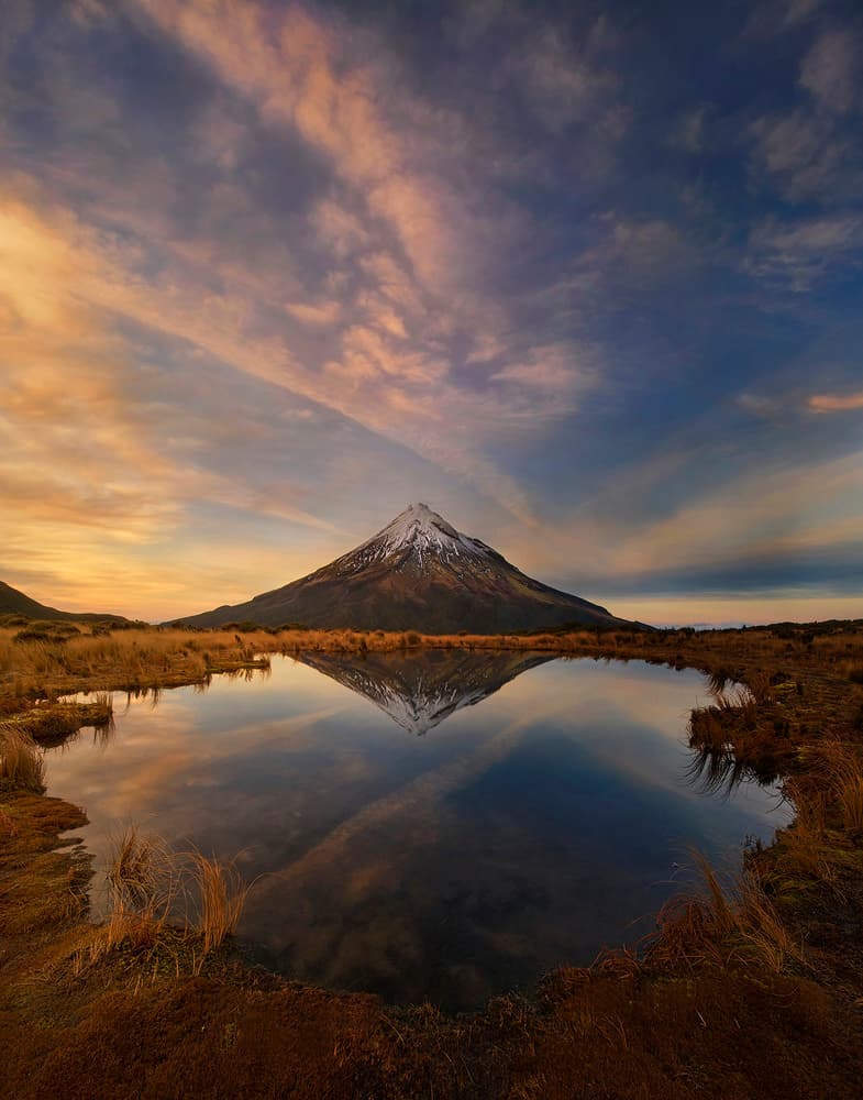Serene Mountain Reflection by Yan Zhang — canvas wall art