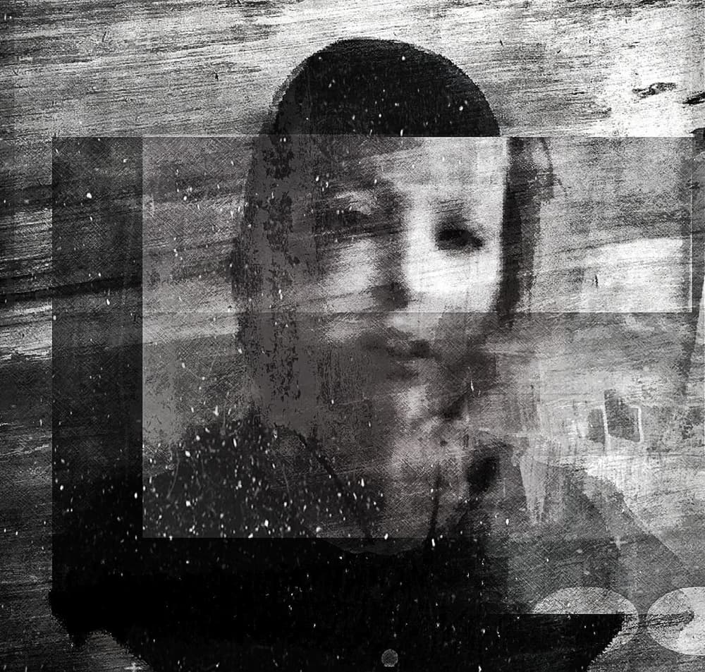 Moody Grunge Portrait by Dalibor Davidovic — canvas wall art