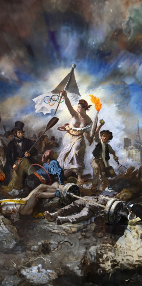 Olympic Spirit Rises by Artem Pozdniakov — canvas wall art