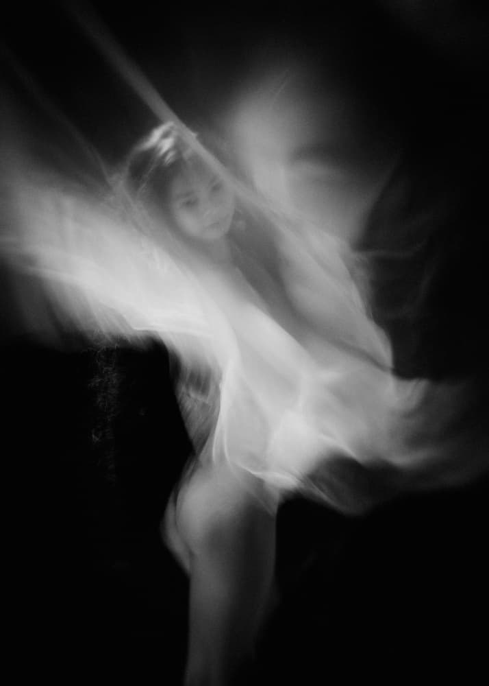 Ethereal Motion Portrait by ADIREK M — canvas wall art
