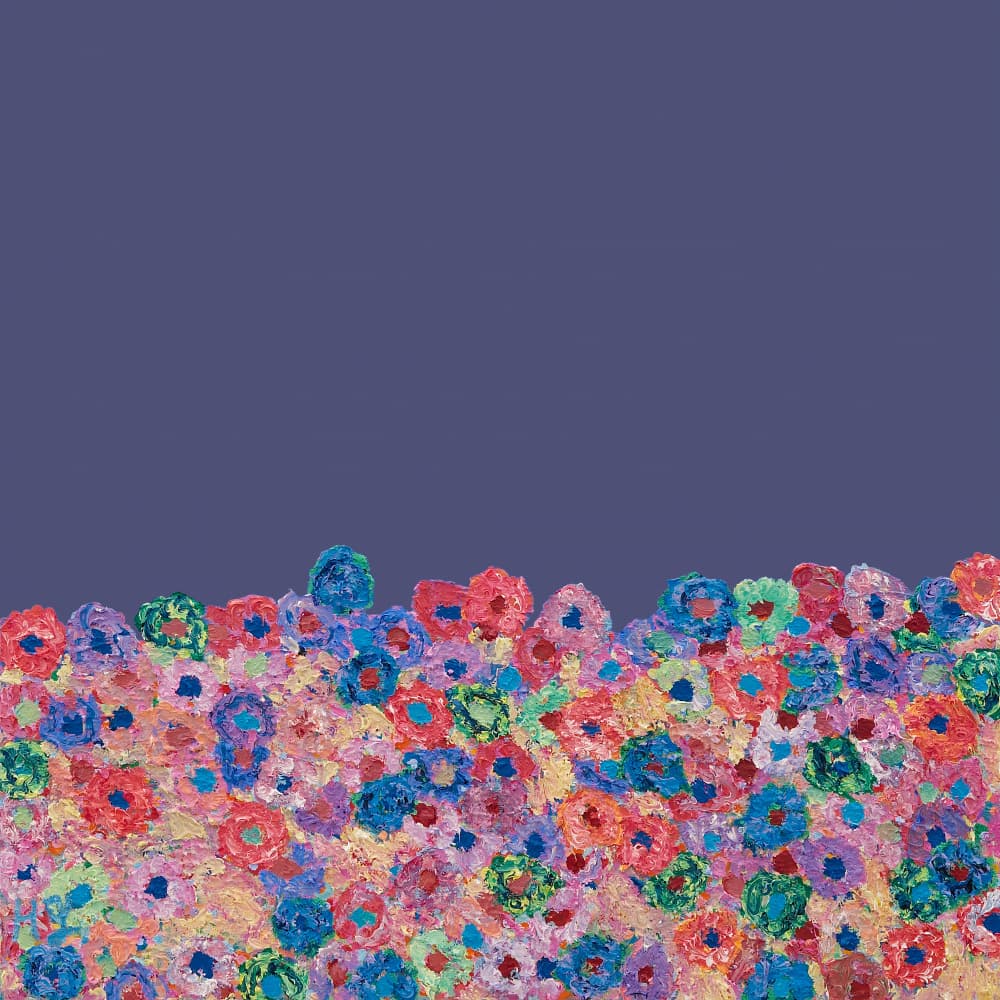 Vibrant Floral Field by Helen Joynson — canvas wall art