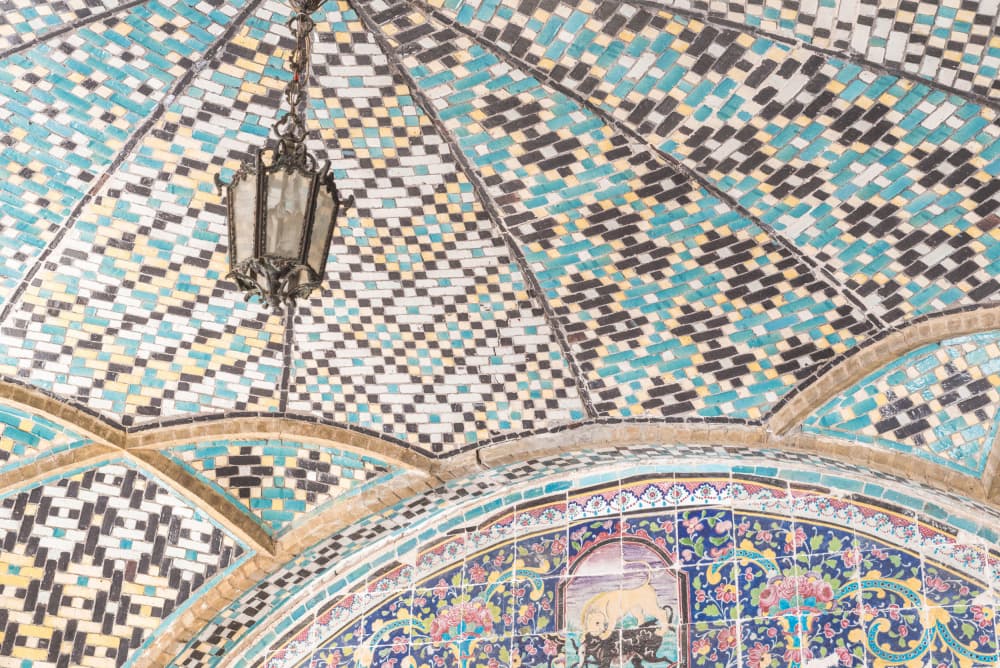 Ornate Tiled Archway by Photolovers — canvas wall art