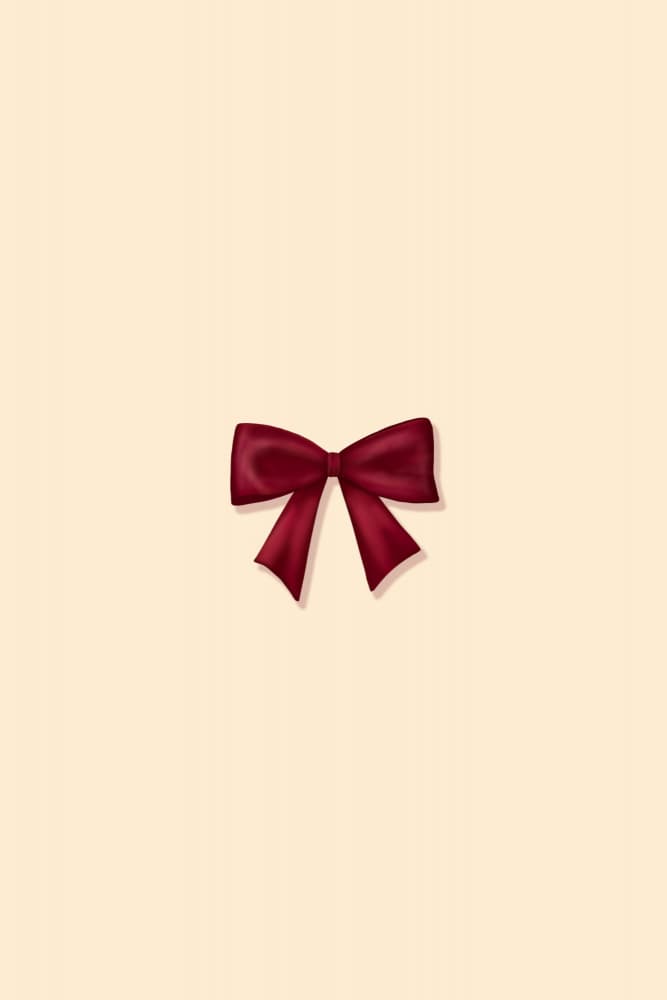 Elegant Red Bow by Xuan Thai — canvas wall art