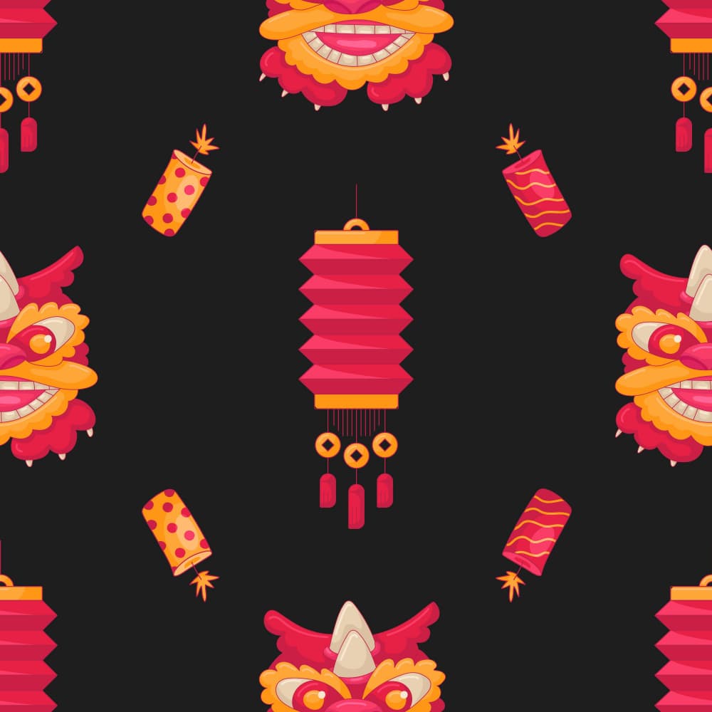 Festive Chinese Celebration by Marika Barsrsind β canvas wall art