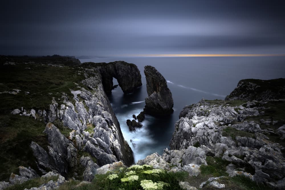Twilight Sea Arch by Clas Gustafson PRO — canvas wall art